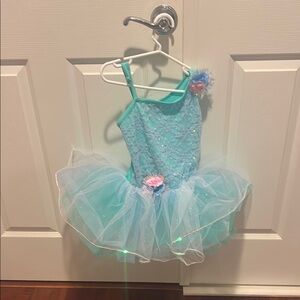 Sparkling Aqua Kids Ballet Costume